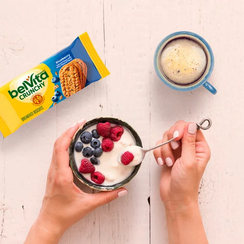 BelVita Breakfast Biscuits, Blueberry, 1.76 oz, 30-count
